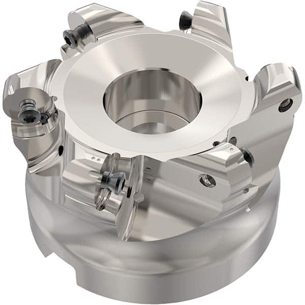 Seco - Indexable Copy Face Mills Cutting Diameter (Inch): 4 Cutting Diameter (Decimal Inch): 4.0000 - Caliber Tooling