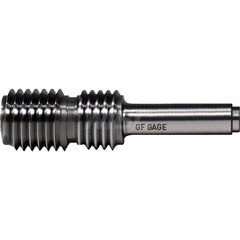 Thread Setting Go/No Go Gages; Type: Hilo Thread Setting Plug Gage; Go/No Go: Go; Thread Size: 7/16-28; Classification: 2A; Calibrated: No; Traceability Certification Included: Certificate of Compliance; Thread Type: UNEF; Handle Size: 2; Material: High S