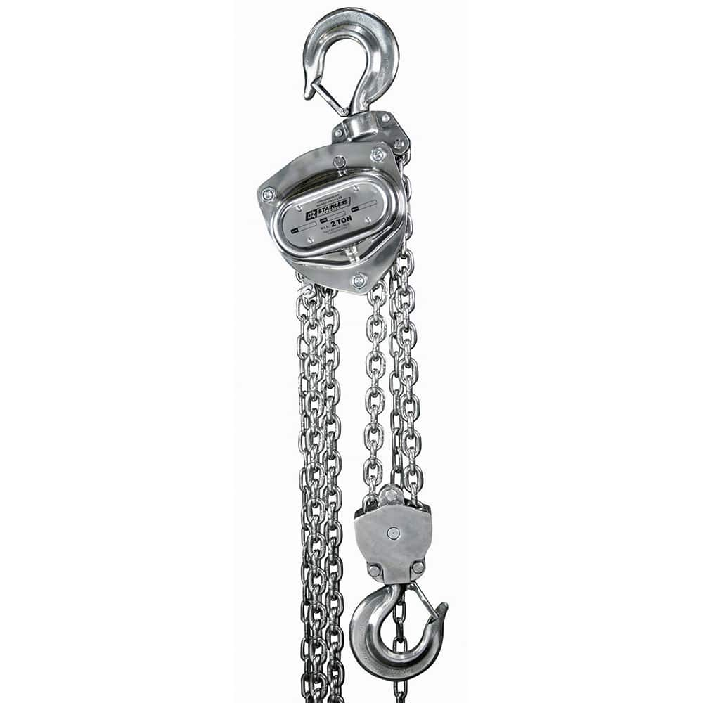 OZ Lifting Products - Manual Hoists-Chain, Rope & Strap Type: Hand Chain Hoist Lifting Material: Chain - Caliber Tooling