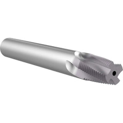 Helical Flute Thread Mill: 1/16-1/8, Internal & External, 3 Flute, 1/4″ Shank Dia, Solid Carbide 0.24″ Cut Dia, 0.393″ LOC, TiAlN Coated