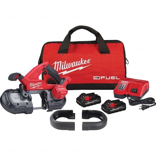 Milwaukee Tool - Cordless Portable Bandsaws Voltage: 18 Battery Chemistry: Lithium-Ion - Caliber Tooling