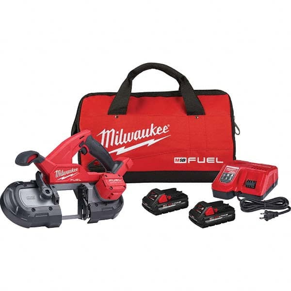 Milwaukee Tool - Cordless Portable Bandsaws Voltage: 18 Battery Chemistry: Lithium-Ion - Caliber Tooling