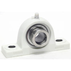 Shuster - SNATP205-16, 15/16" ID, 141mm OAL x 71.5mm OAH x 1-5/8" Wide, Ball Bearing Pillow Block - Exact Industrial Supply