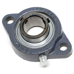 Shuster - SBLF206-20, 1-1/4" ID, 3" OAL x 113mm OAH, 2-Bolt Flange Bearing - Exact Industrial Supply