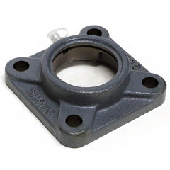 Shuster - F205G, 52mm ID, 3-3/4" OAL x 3-3/4" OAH, 4-Bolt Flange Housing - Exact Industrial Supply