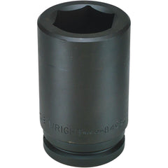Wright Tool & Forge - Impact Sockets; Drive Size: 1-1/2 ; Size (mm): 80.0000 ; Type: Deep ; Style: Impact Socket ; Style: Impact Socket ; Style: Impact Socket - Exact Industrial Supply
