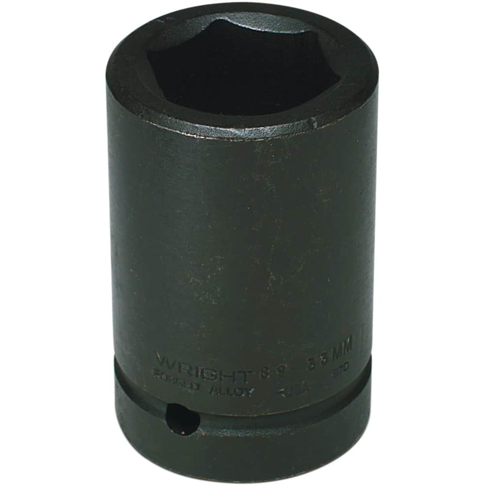 Wright Tool & Forge - Impact Sockets; Drive Size: 1 ; Size (mm): 75.0000 ; Type: Deep ; Style: Impact Socket ; Style: Impact Socket ; Style: Impact Socket - Exact Industrial Supply