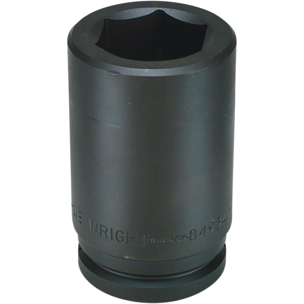 Wright Tool & Forge - Impact Sockets; Drive Size: 1-1/2 ; Size (Inch): 3-3/4 ; Type: Deep ; Style: Impact Socket ; Style: Impact Socket ; Style: Impact Socket - Exact Industrial Supply