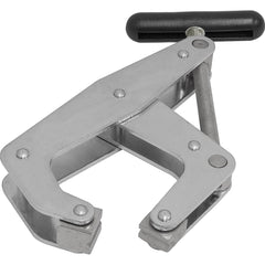 Kant Twist - Cantilever Clamps; Handle Style: Round Handle ; Maximum Opening Capacity (Inch): 6 ; Open Throat Depth (Inch): 5 ; Closed Throat Depth (Inch): 5 ; Jaw Material: Stainless Steel ; Load Capacity (Lb.): 2000.000 - Exact Industrial Supply