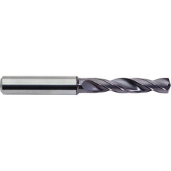 M.A. Ford - Screw Machine Length Drill Bits; Drill Bit Size (Decimal Inch): 0.2559 ; Drill Bit Size (mm): 6.50 ; Drill Point Angle: 142 ; Drill Bit Material: Carbide ; Drill Bit Finish/Coating: ALtima? Plus ; Flute Type: Helical - Exact Industrial Supply