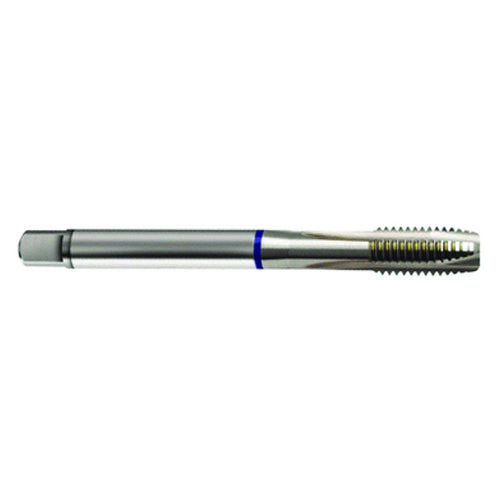 M4 x .70 3FL 6H Cobalt Spiral Point Plug Blue Ring Tap-Bright FORM-B DIN 376 - Caliber Tooling