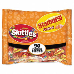 Wrigley's - Snacks, Cookies, Candy & Gum Breakroom Accessory Type: Candy Breakroom Accessory Description: Skittles/Starburst Fun Size, Variety, Individually Wrapped - Caliber Tooling