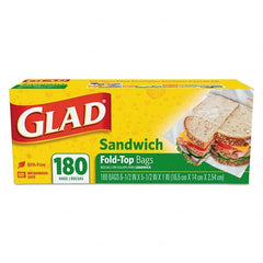 Glad - Reclosable Food & Sandwich Bags Volume Capacity: 1 Gal. Width (Inch): 6-1/2 - Caliber Tooling