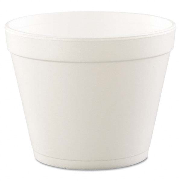 DART - Foam Containers, Foam, 24 oz, White, 25/Bag, 20 Bags/Carton - Caliber Tooling