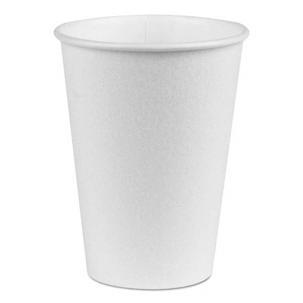 Dixie - PerfecTouch Hot/Cold Cups, 12 oz, White, 50/Bag, 20 Bags/Carton - Caliber Tooling