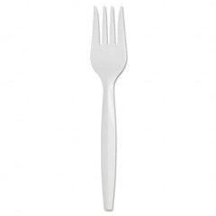 Dixie - SmartStock Plastic Cutlery Refill, 5.8in, Fork, White, 40/Pack, 24 Packs/Case - Exact Industrial Supply