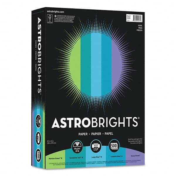 Astrobrights - Office Machine Supplies & Accessories Office Machine/Equipment Accessory Type: Copy Paper For Use With: Copiers; Inkjet Printers; Laser Printers - Caliber Tooling