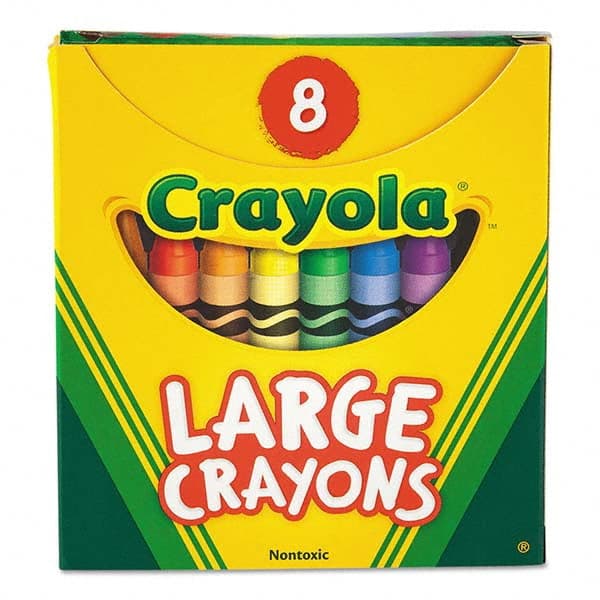 Crayola - Markers & Paintsticks Type: All Purpose Wax Crayon Color: Black; Blue; Brown; Green; Orange; Red; Violet; Yellow - Caliber Tooling