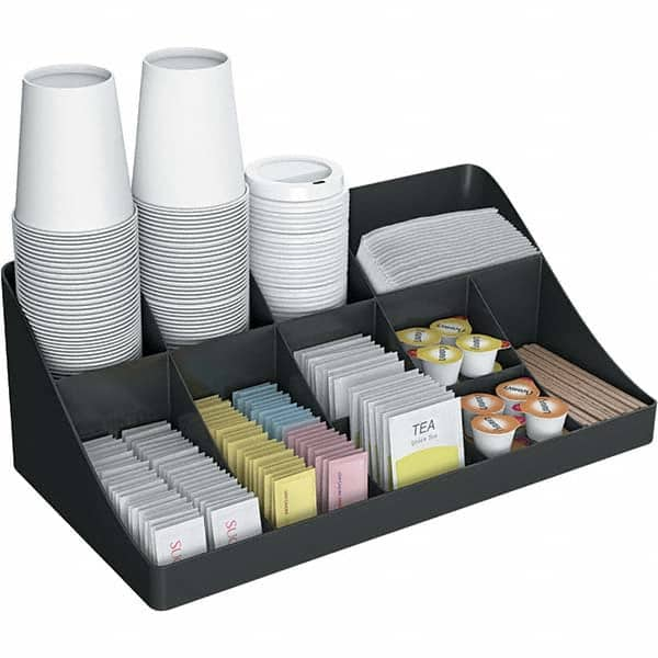 Mind Reader - Condiments & Dispensers Breakroom Accessory Type: Condiment Dispenser Breakroom Accessory Description: 11-Compartment Coffee Condiment Organizer - Caliber Tooling