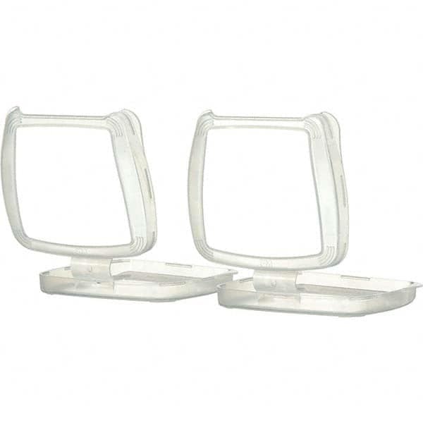 3M - Half & Full Facepiece Retainers, Covers & Adapters Type: Filter Retainer Color: Clear - Caliber Tooling