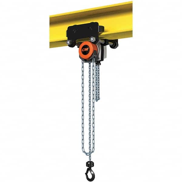 CM - 1,102 Lb Capacity, 15' Lift Height, Manual Chain Hoist - Caliber Tooling