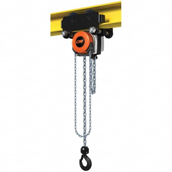 CM - 6,614 Lb Capacity, 15' Lift Height, Manual Chain Hoist - Caliber Tooling