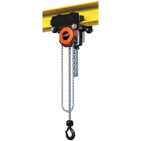 CM - 4,409 Lb Capacity, 15' Lift Height, Manual Chain Hoist - Caliber Tooling