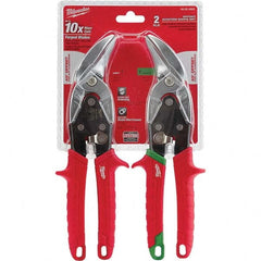 Milwaukee Tool - Snip & Shear Sets Type: Aviation Snip Set Pattern: Left; Right - Caliber Tooling