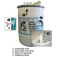 Zebra Skimmers - Oil & Water Filters & Separators Pipe Size: 0.5 (Inch) End Connections: Socket & Spigot - Caliber Tooling