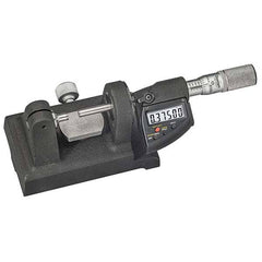 Starrett - Electronic Bench Micrometers Minimum Measurement (Inch): 0.00 Minimum Measurement (mm): 0.00 - Caliber Tooling