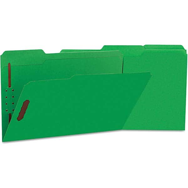 UNIVERSAL - File Folders, Expansion Folders & Hanging Files Folder/File Type: File Folders with Top Tab Color: Green - Caliber Tooling