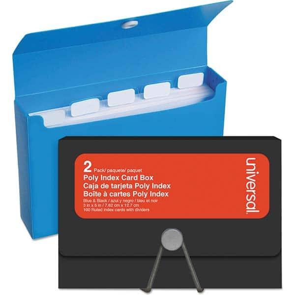 UNIVERSAL - Rolodexes & Cards Rolodex Type: Index Cards Size: 3 x 5 - Caliber Tooling