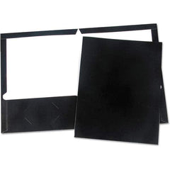 UNIVERSAL - File Folders, Expansion Folders & Hanging Files Folder/File Type: Pocket Folders Color: Black - Caliber Tooling