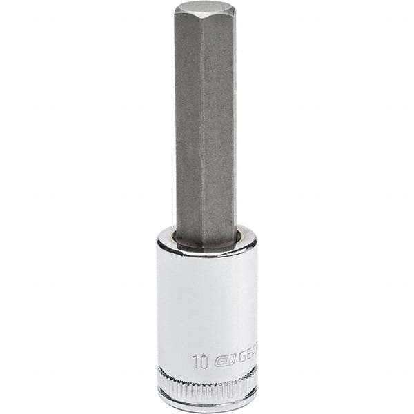 GearWrench - 3/8" Drive, 10mm Hand Hex Bit Socket - Exact Industrial Supply