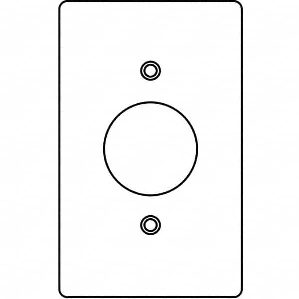 Hubbell Killark - Wall Plates Wall Plate Type: Outlet Wall Plates Color: Gray - Caliber Tooling