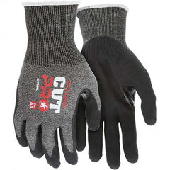 MCR Safety - Size XS, ANSI Cut Lvl A3, Puncture Lvl 4, Abrasion Lvl 4, Foam Nitrile Coated Cut & Puncture Resistant Gloves - Caliber Tooling