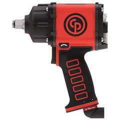 Chicago Pneumatic - Air Impact Wrenches & Ratchets Drive Size: 1/2 Handle Type: Pistol Grip - Caliber Tooling