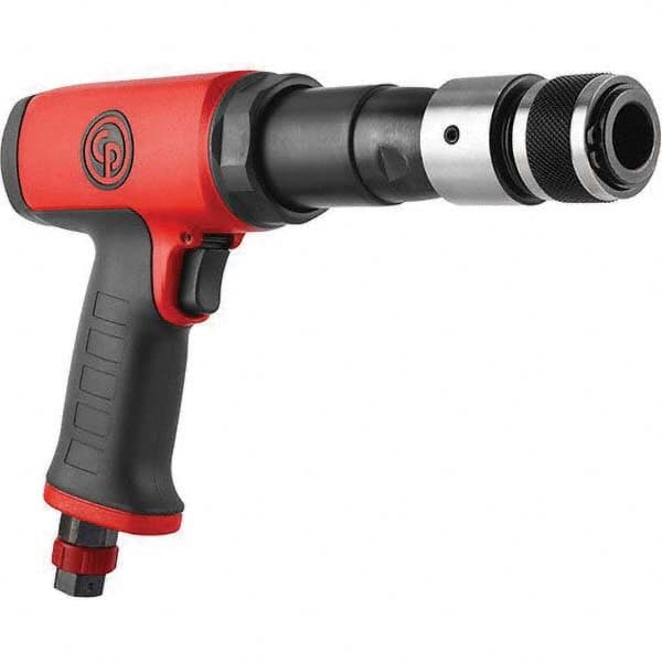 Chicago Pneumatic - 2,500 BPM, 3-1/2" Long Stroke, Air Chipping Hammer - Caliber Tooling