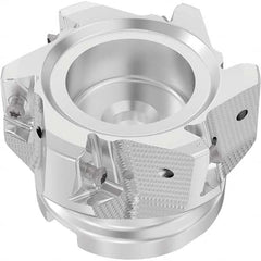 Seco - Indexable Square-Shoulder Face Mills Cutting Diameter (Inch): 3 Cutting Diameter (Decimal Inch): 3.0000 - Caliber Tooling