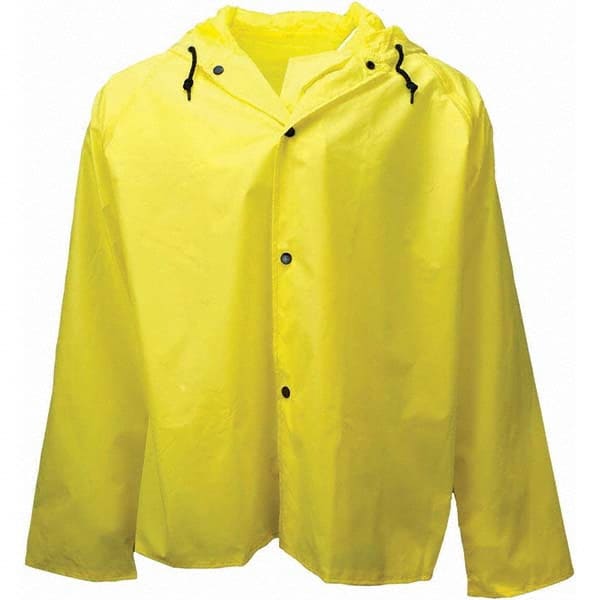 Neese - Size M Yellow Flame Resistant/Retardant Rain Jacket - Caliber Tooling