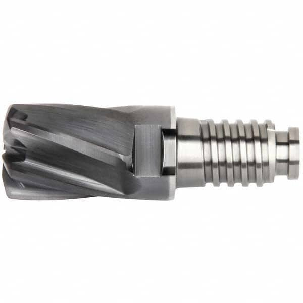 Kennametal - Corner Radius & Corner Chamfer End Mill Heads Mill Diameter (mm): 10.00 Mill Diameter (Decimal Inch): 0.3937 - Caliber Tooling