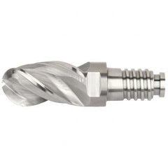 Kennametal - Ball End Mill Heads Mill Diameter (Inch): 5/8 Mill Diameter (Decimal Inch): 0.6250 - Caliber Tooling