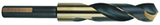 1-1/2" HSS - 1/2" Reduced Shank Drill - 118° Standard Point - Caliber Tooling