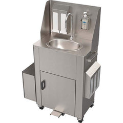 Acorn Engineering - Wash Fountain Accessories Type: Splash Guard w/Towel&Soap Dispensers For Use With: PS1000 Series Portable Sink - Caliber Tooling