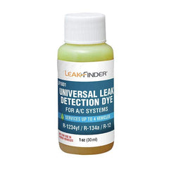 Leak Finder - Automotive Leak Detection Dyes Applications: Refrigeration Container Size: 1 oz. - Caliber Tooling