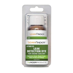 Leak Finder - Automotive Leak Detection Dyes Applications: Coolant Container Size: 1 oz. - Caliber Tooling