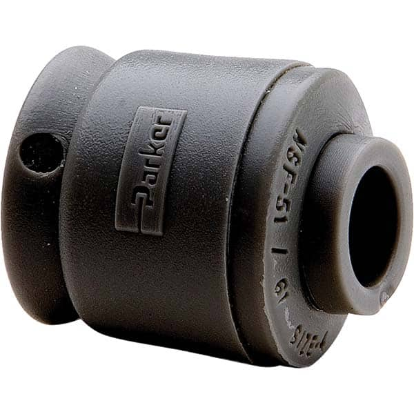 Parker - Plastic Push-To-Connect Tube Fittings Type: Cap Tube Outside Diameter (Inch): 1/4 - Caliber Tooling