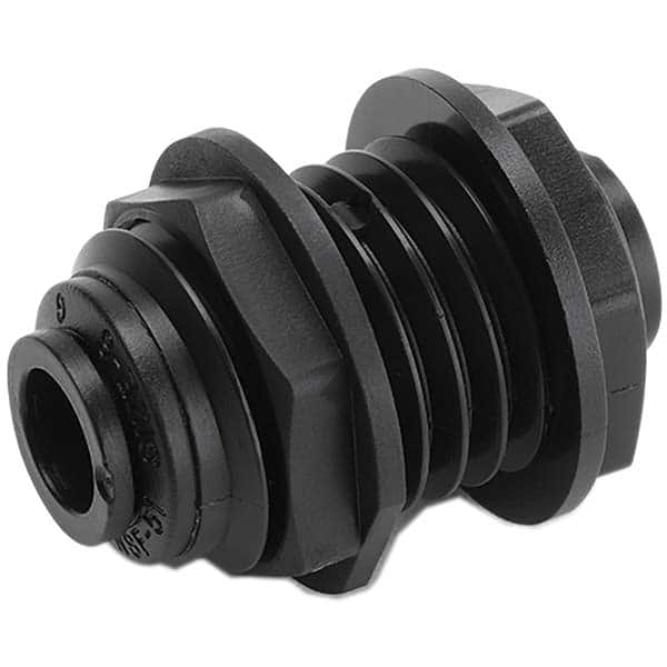 Parker - Plastic Push-To-Connect Tube Fittings Type: Bulkhead Union Tube Outside Diameter (Inch): 1/2 - Caliber Tooling