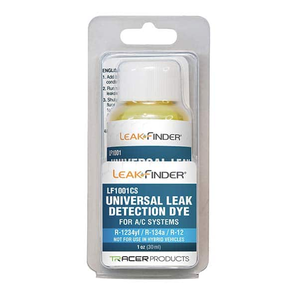 Leak Finder - Automotive Leak Detection Dyes Applications: Refrigeration Container Size: 1 oz. - Caliber Tooling