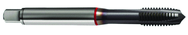 M4x0.70 6H 3-Flute Cobalt Red Ring Spiral Point Plug Tap-TiCN - Caliber Tooling